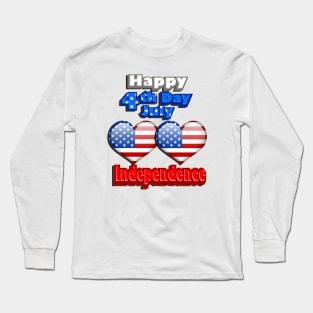 Happy America Day-4th July Long Sleeve T-Shirt